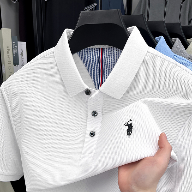 Golf Equipment Rental - Kaos POLO Pria Lengan Pendek Musim
