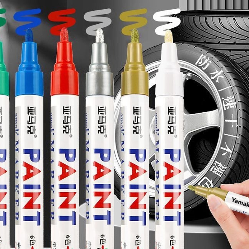 Tee Height Marker - 12 Buah Pena Cat Logam Tahan
