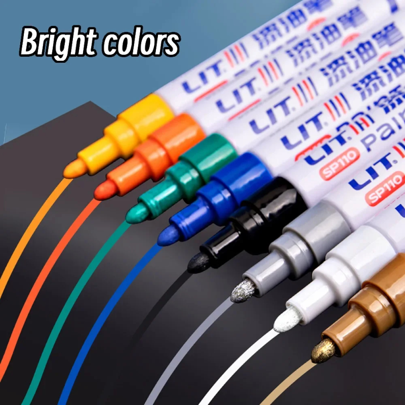 Tee Height Marker - Spidol Cat Permanen 3mm Warna-warni 12