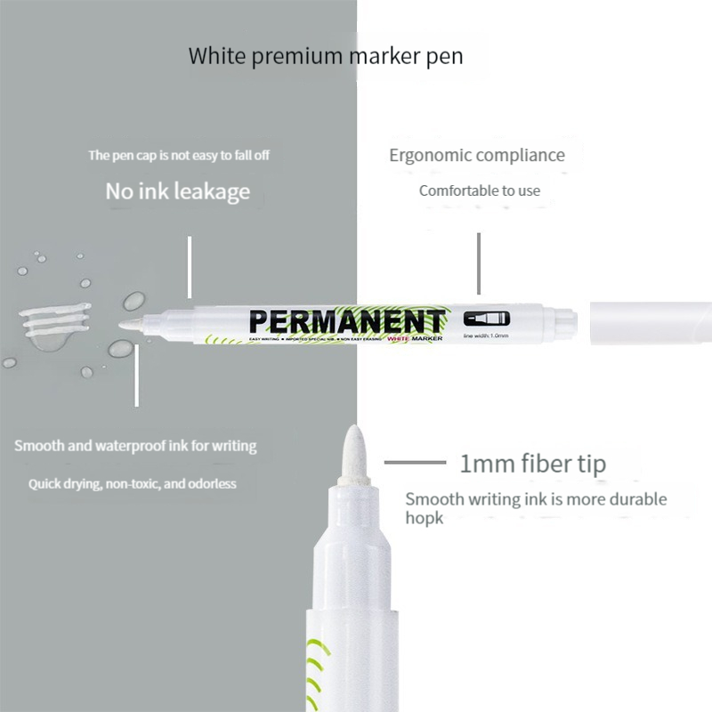 1/5/20 Buah Pena Spidol Putih  - Tee Height Marker ulasan dan harga
