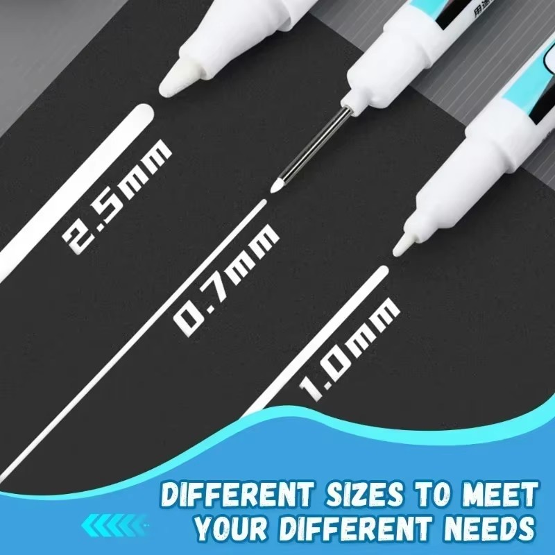 3-1PCS Pena Spidol Putih Tahan - Tee Height Marker ulasan dan harga